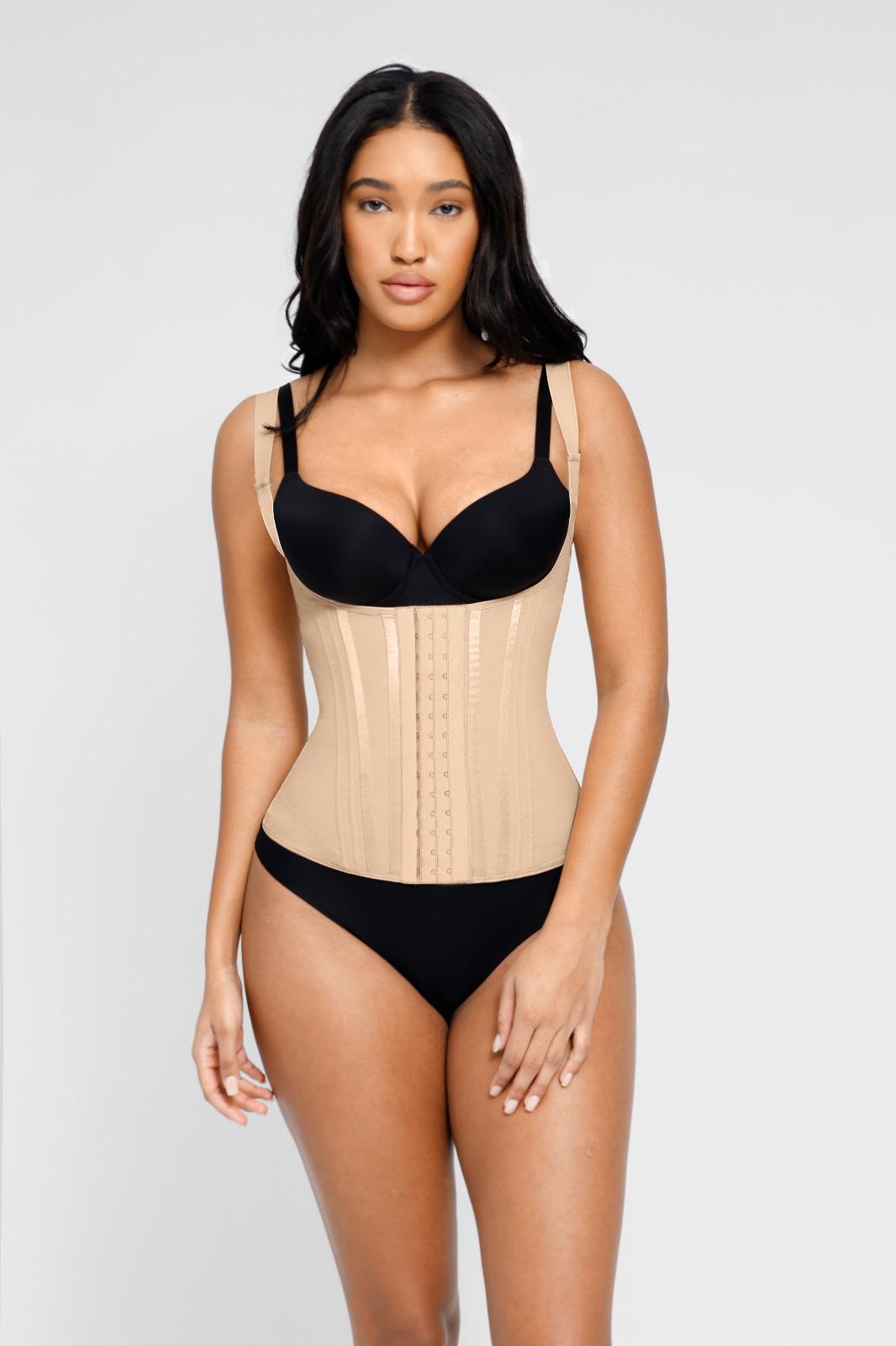 Corset à bretelles Nude