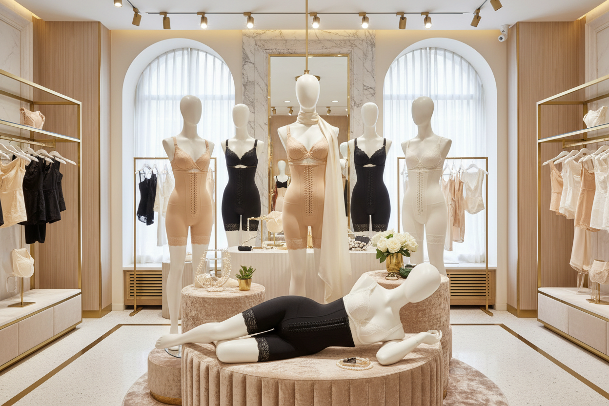 Plein de gaine et corset minceur ambiance chic